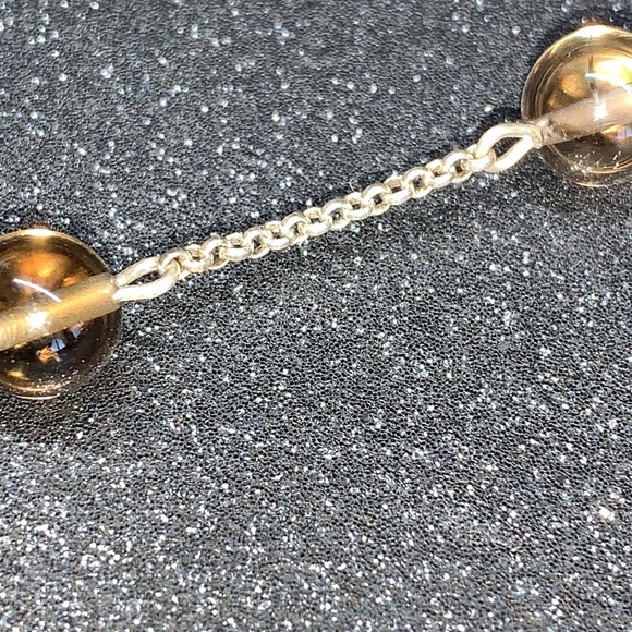 NWOT Sterling Silver Smokey Topaz Beaded Necklace - Picture 5 of 16